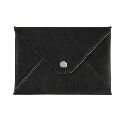 Quo Vadis - Enveloppe papiers identité - Satiny - 14x9,5 cm Cuir pleine fleur de vachette