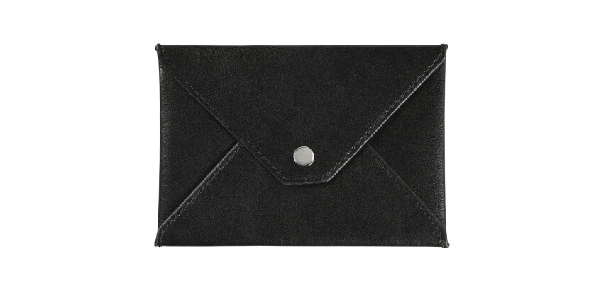 Quo Vadis - Enveloppe papiers identité - Satiny - 14x9,5 cm Cuir pleine fleur de vachette