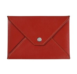 Quo Vadis - Enveloppe papiers identité - Satiny - 14x9,5 cm Cuir pleine fleur de vachette
