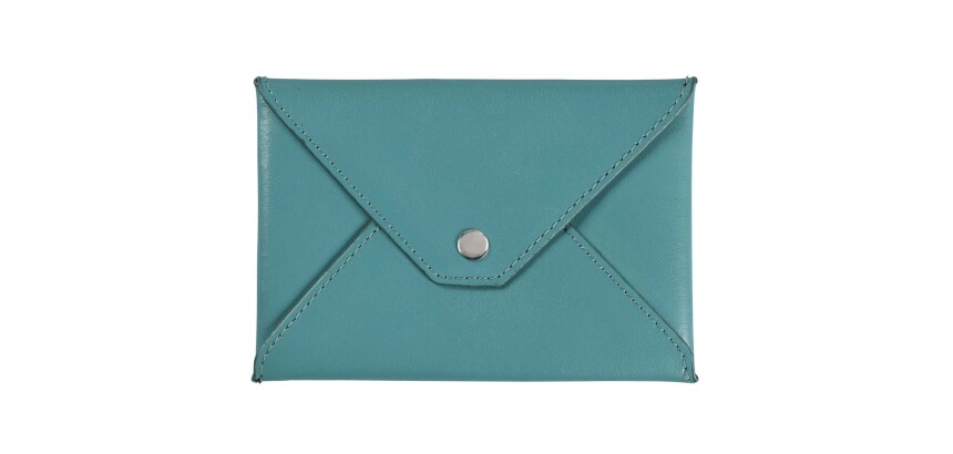 Quo Vadis - Enveloppe papiers identité - Satiny - 14x9,5 cm Cuir pleine fleur de vachette