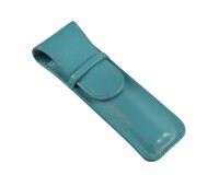 Quo Vadis - Etui stylo 2 places - Satiny - 16x2,5x0,8 cm Cuir pleine fleur de vachette - 1 compartiment(s)