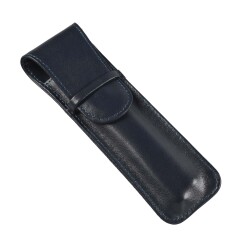 Quo Vadis - Etui stylo 2 places - Satiny - 16x2,5x0,8 cm Cuir pleine fleur de vachette - 1 compartiment(s)