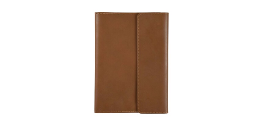 Quo Vadis - Etui carnet/tablette - Rangers - 19,5x26,5 cm - Cuir pleine fleur de buffle