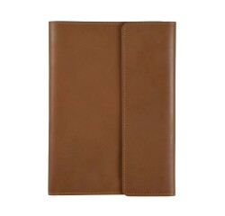 Quo Vadis - Etui carnet/tablette - Rangers - 19,5x26,5 cm Cuir pleine fleur de buffle