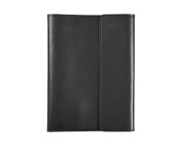 Quo Vadis - Etui carnet/tablette - Rangers - Noir - 19,5x26,5 cm - Cuir pleine fleur de buffle