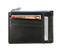 Quo Vadis - Porte-cartes/porte-monnaie - Holi - 13,2x9,5x0,2 cm - Cuir pleine fleur de vachette - par 6