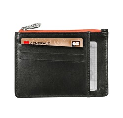 Quo Vadis - Porte-cartes/porte-monnaie - Holi - 13,2x9,5x0,2 cm Cuir pleine fleur de vachette