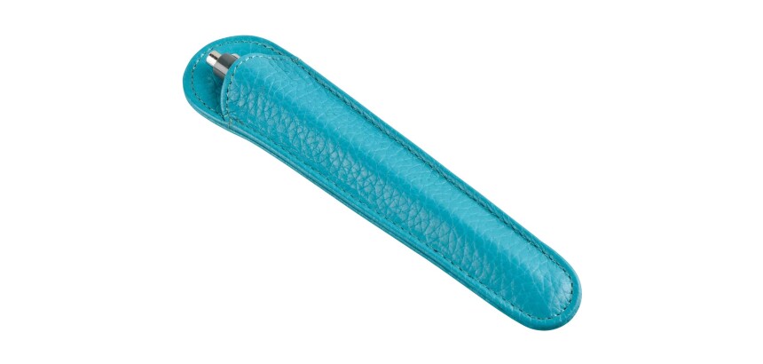Quo Vadis - Etui stylo simple - Goya - 16x3,6x0,5 cm Cuir pleine fleur de vachette - 1 compartiment(s)