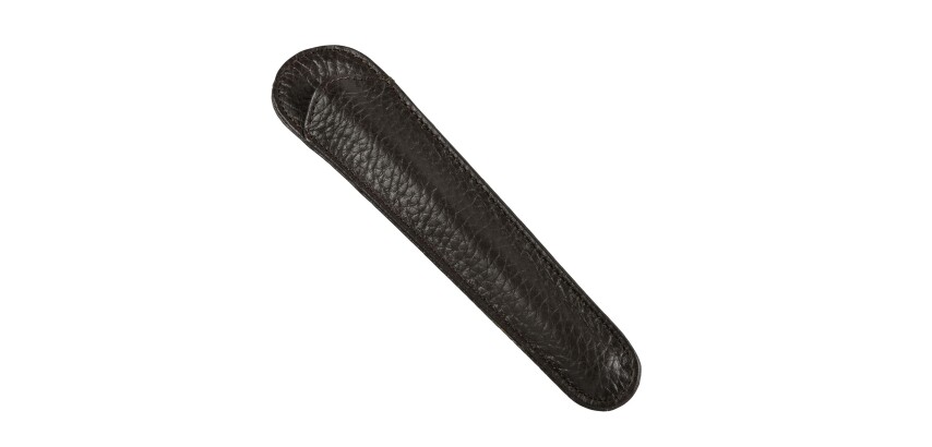 Quo Vadis - Etui stylo simple - Goya - 16x3,6x0,5 cm Cuir pleine fleur de vachette - 1 compartiment(s)