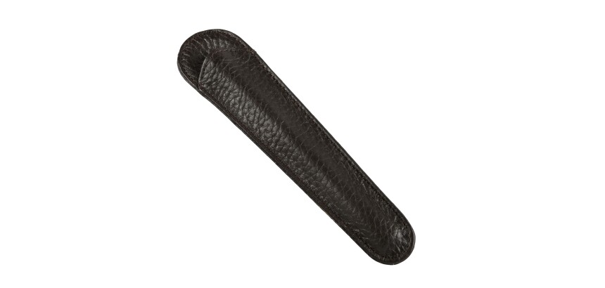 Quo Vadis - Etui stylo simple - Goya - 16x3,6x0,5 cm Cuir pleine fleur de vachette - 1 compartiment(s)