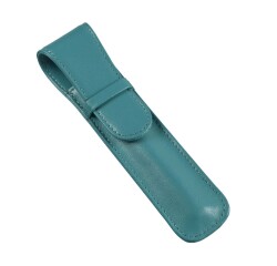 Quo Vadis - Etui stylo 1 place - Satiny - 16,5x5x1 cm Cuir pleine fleur de vachette - 1 compartiment(s)