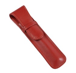Quo Vadis - Etui stylo 1 place - Satiny - 16,5x5x1 cm Cuir pleine fleur de vachette - 1 compartiment(s)