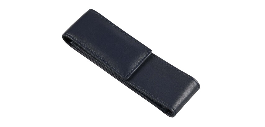 Quo Vadis - Etui stylo magnétique - Silky - 17x5,5x0,5 cm Cuir pleine fleur de vachette - 1 compartiment(s)