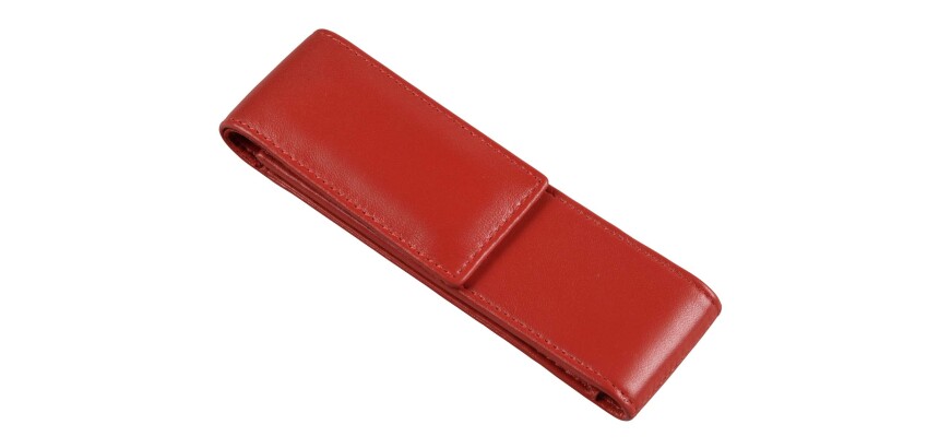 Quo Vadis - Etui stylo magnétique - Silky - 17x5,5x0,5 cm Cuir pleine fleur de vachette - 1 compartiment(s)