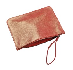 Quo Vadis - Pochette - Julo - 18x25 cm Cuir de vachette suédé