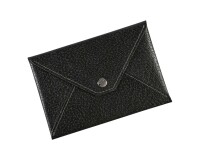 Quo Vadis - Enveloppe papiers identité - Pekari - 14x9,5 cm Cuir pleine fleur de porc