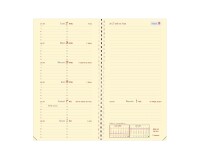 Quo Vadis - Recharge Agenda - Spiralé - 2027 - Italnote S Prestige - Semainier Horizontal - Français - 12 mois et 1/2 de mi-décembre à décembre - 8,8x17 cm