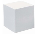 Quo Vadis - Bloc cube - Classic - Blanc - 9x9x8 cm - par 20