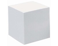 Quo Vadis - Bloc cube - Classic - Blanc - 9x9x8 cm - par 20