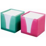 Bloc cube Plexi translucide Quo Vadis - Classic - 10x10x9,5 cm  par 20 - Plexi blanc