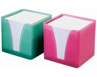 Quo Vadis - Bloc cube - Classic - Blanc - 10x10x9,5 cm - par 20