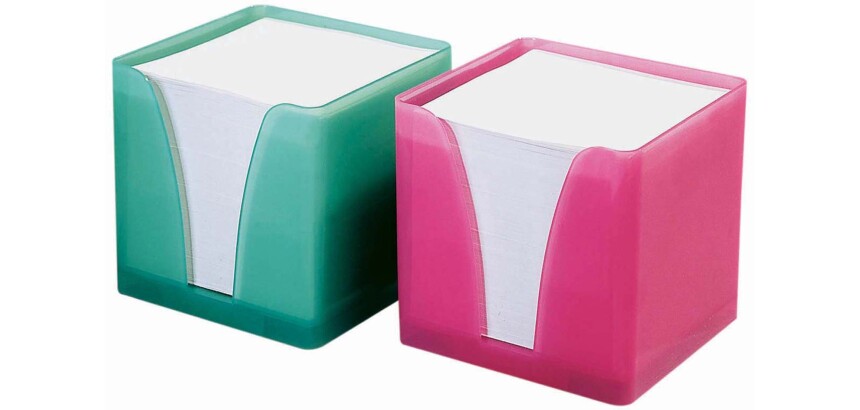 Quo Vadis - Bloc cube - Classic - Blanc - 10x10x9,5 cm - par 20