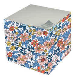 Bloc cube Quo Vadis - Fantaisie - 9x9x8 cm  par 30- Fantaisie