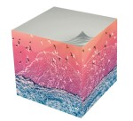Quo Vadis - Bloc cube - Fantaisie - Multicolore - 9x9x8 cm - par 30