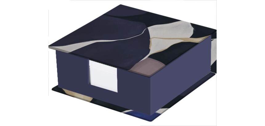 Quo Vadis - Bloc cube - Iconique - 11x11x4,5 cm - par 4