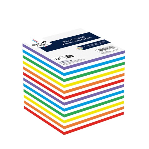 Quo Vadis - Bloc cube - Classic - Multicolore - 9x9x8 cm -  multicolore - par 20