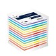 Quo Vadis - Bloc cube - Classic - Multicolore - 10x10x9,5 cm -  multicolore - par 20