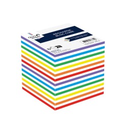 Quo Vadis - Bloc cube - Classic - Multicolore - 9x9x7,5 cm -  multicolore - par 20