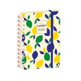 Quo Vadis - Carnet de cuisine - Spiralé - Français - Carnets thématiques - Citron - 15x21 cm