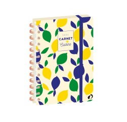 Quo Vadis - Carnet de cuisine - Spiralé - Français - Carnets thématiques - Citron - 15x21 cm