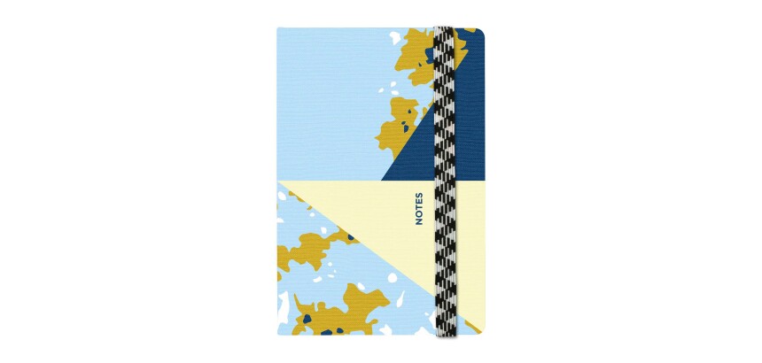 Quo Vadis - Carnet de notes - Papier Tigre - Atlas - Pages Points (dots) - 10x15 cm   Toile (effet tissé) -