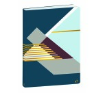 Quo Vadis - Carnet de notes - Nova - Multicolore - Pages Points (dots) et lignées - 15x21 cm - losange bleu