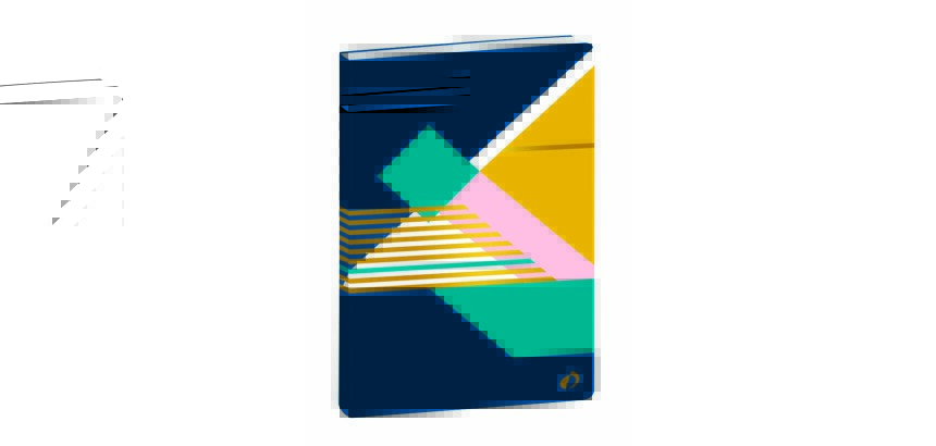 Quo Vadis - Carnet de notes - Nova - Multicolore - Pages Lignées - 10x15 cm - losange jaune