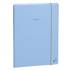 Quo Vadis - Carnet de notes - Pastel - Bleu clair - Pages Lignées - 15x21 cm