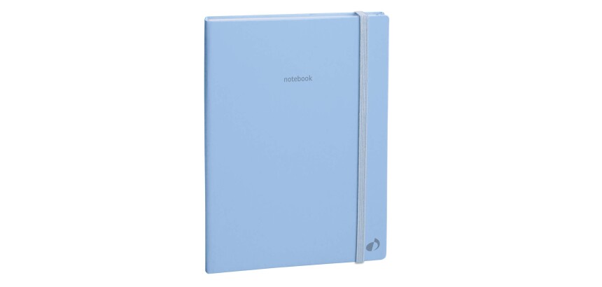 Quo Vadis - Carnet de notes - Pastel - Bleu clair - Pages Lignées - 15x21 cm