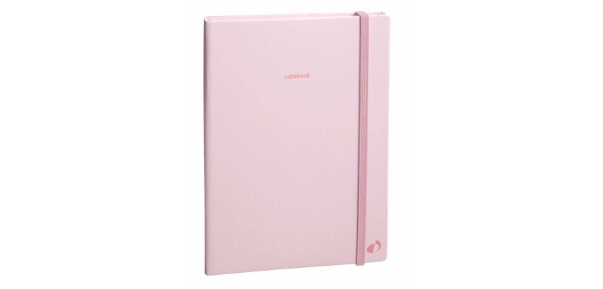 Quo Vadis - Carnet de notes - Pastel - Rose clair - Pages Lignées - 15x21 cm