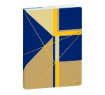 Quo Vadis - Carnet de notes - Nova - Multicolore - Pages Points (dots) et lignées - 15x21 cm - navy jaune