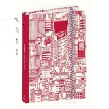 Quo Vadis - Carnet de notes - Docteur Paper - Rouge - Pages Lignées - 15x21 cm
