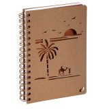 Carnet Dots ligné Quo Vadis - Spiralé - Authentik - 15x21 cm  - Desert