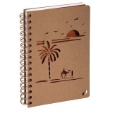 Quo Vadis - Carnet de notes - Spiralé - Authentik - Desert - Pages Points (dots) et lignées - 15x21 cm