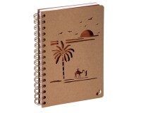 Quo Vadis - Carnet de notes - Spiralé - Authentik - Desert - Pages Points (dots) et lignées - 15x21 cm