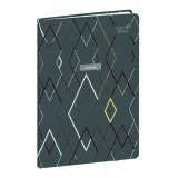 Quo Vadis - Carnet de notes - Smooth - Multicolore - Pages Points (dots) et lignées - 15x21 cm - Toile (effet tissé)