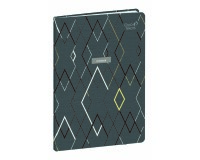 Quo Vadis - Carnet de notes - Smooth - Multicolore - Pages Points (dots) et lignées - 15x21 cm - Toile (effet tissé)