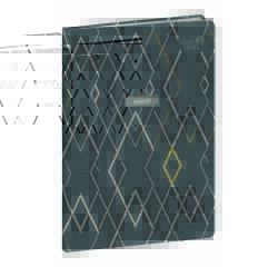 Quo Vadis - Carnet de notes - Smooth - Multicolore - Pages Points (dots) et lignées - 15x21 cm - Toile (effet tissé)