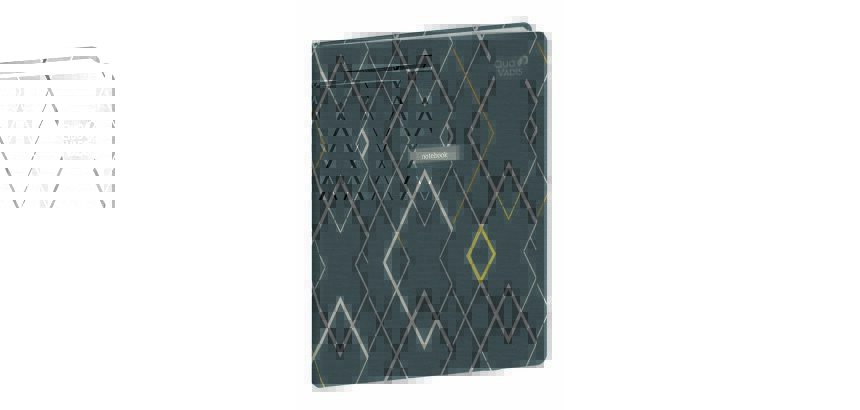 Quo Vadis - Carnet de notes - Smooth - Multicolore - Pages Points (dots) et lignées - 15x21 cm - Toile (effet tissé)