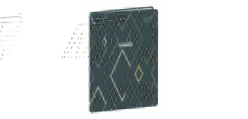 Quo Vadis - Carnet de notes - Smooth - Azilal - Pages Points (dots) et lignées - 15x21 cm   Toile (effet tissé) -